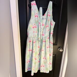 Lindy Bop Flamingo Pinup Dress